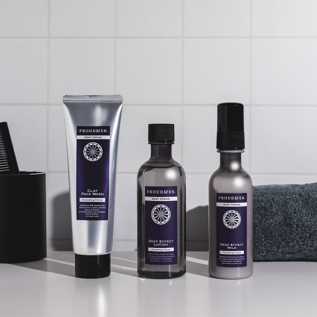 【プラウドメン】洗顔料&化粧水&乳液