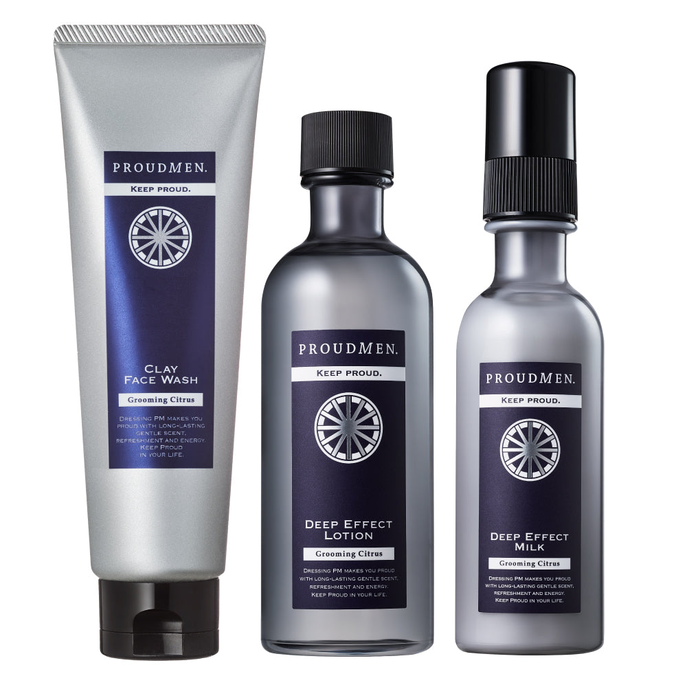 【プラウドメン】洗顔料＆化粧水＆乳液